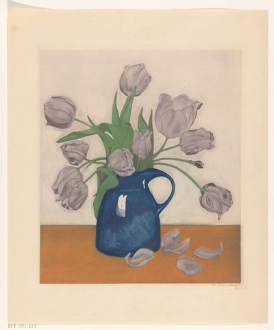 Tulipaner i en kande af Frans Everbag (signed by artist)