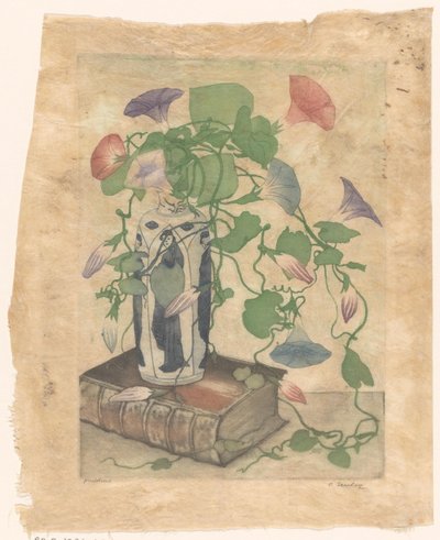 Vinde i en keramikvase af Frans Everbag (signed by artist)
