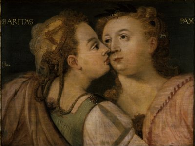 Velgørenhed kysser Fred af Frans Floris