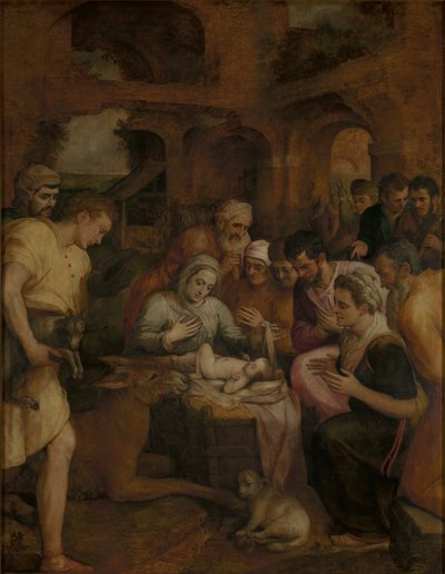 Hyrdernes tilbedelse af Frans Floris