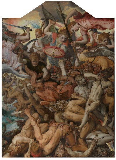Oprørsenglenes fald af Frans Floris