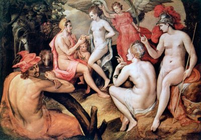 The Judgment of Paris, c1550 af Frans Floris