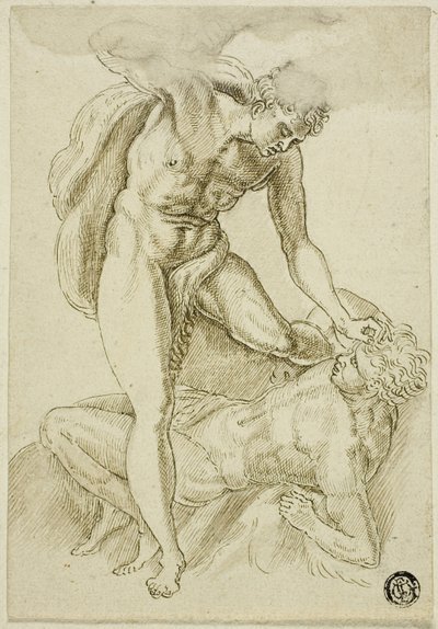 Kain dræber Abel af Frans Floris I