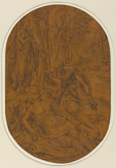 Diana og Endymion af Frans Floris I