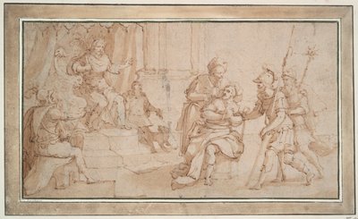 Forblændingen af Zaleucus af Locri af Frans Francken the Younger