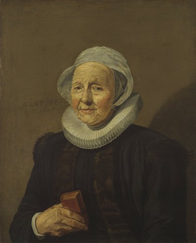 En gammel dame, 1628 af Frans Hals