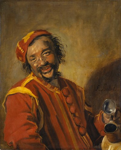 Smilende mand med kande, kendt som Peeckelhaeringh af Frans Hals