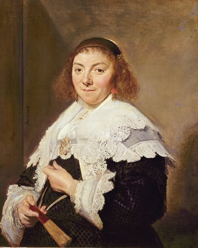 Maria Pietersdatter Olycann, Andries van der Horns hustru, 1638 af Frans Hals