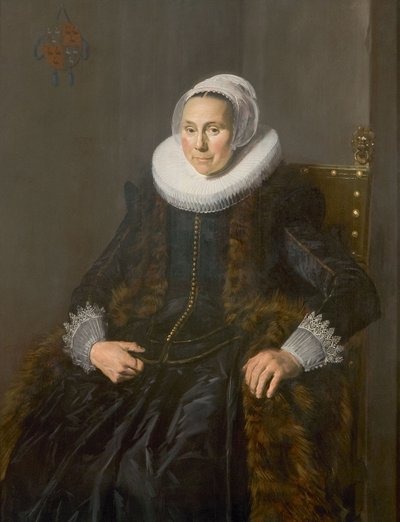 Portræt af Cornelia Claesdr. Vooght (-) af Frans Hals