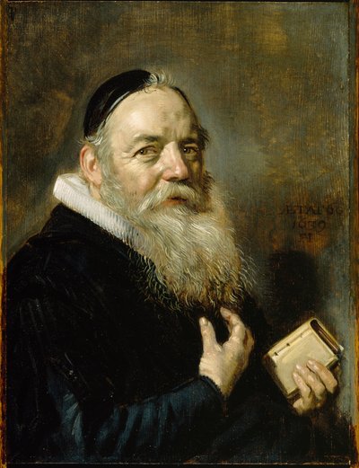 Portræt af Hendrik Swalmius, 1639 (olie på egetræspanel) af Frans Hals