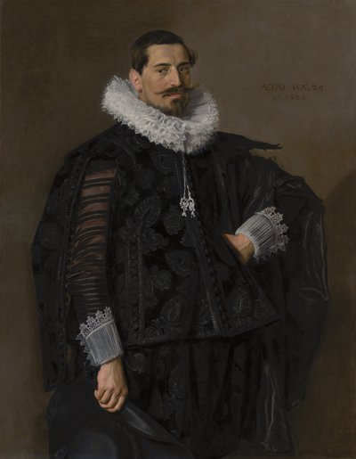 Portræt af Jacob Olycan, 1625 af Frans Hals