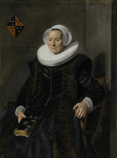 Portræt af Maritge Claesdr Vooght af Frans Hals