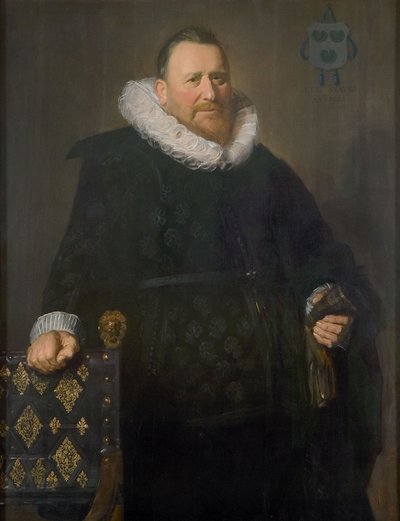 Portræt af Nicholaes Woutersz. van der Meer (1574-1637) af Frans Hals
