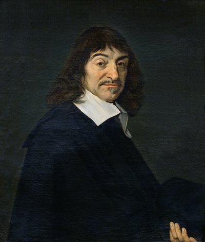 Portræt af Rene Descartes (1596-1650) c.1649 af Frans Hals
