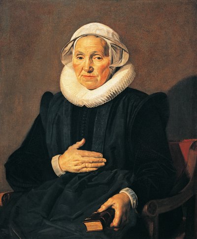 Portræt af Sarah Andriesdochter Hessix af Frans Hals