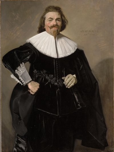 Portræt af Tieleman Roosterman af Frans Hals