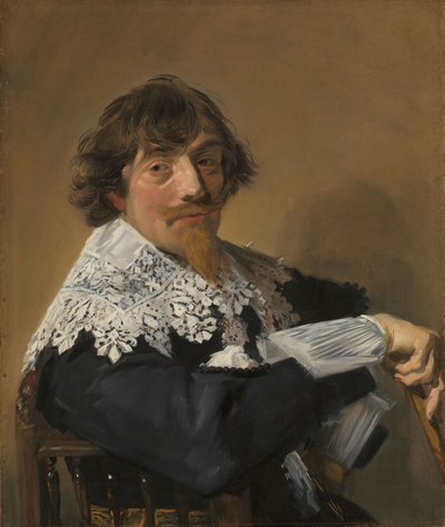 Portræt af en mand af Frans Hals