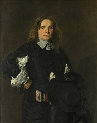 Portræt af en mand, ca. 1610 (olie på lærred) af Frans Hals