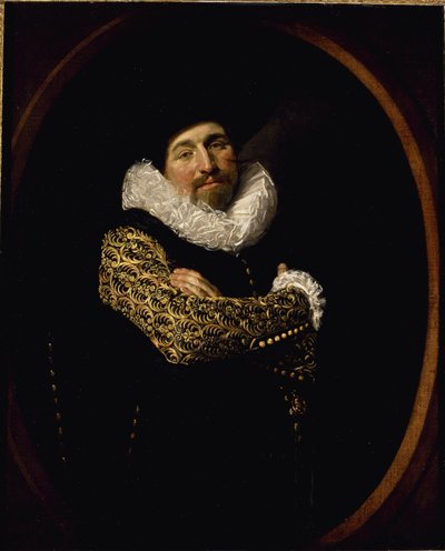 Portræt af en mand af Frans Hals