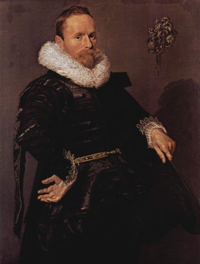 Portræt af en mand af Frans Hals
