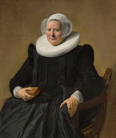 Portræt af en ældre dame, 1633. af Frans Hals