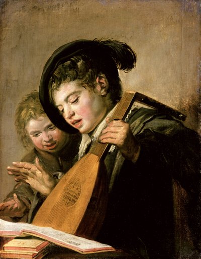 De syngende drenge af Frans Hals