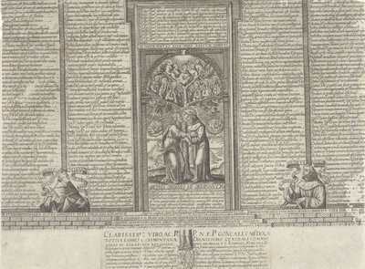Kristus og den hellige Frans ved et helliges træ af Frans Heylan