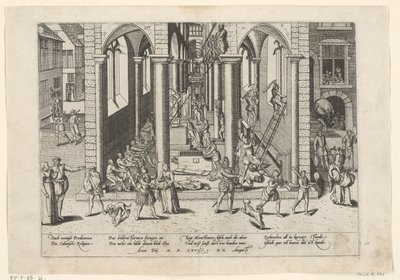 Ikonoklasme, 1566 Serie 5: Hollandske begivenheder, 1566-1570 (serietitel) af Frans Hogenberg