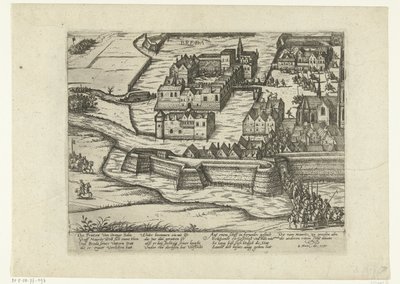 Erobringen af ​​Breda, 1590 af Frans Hogenberg