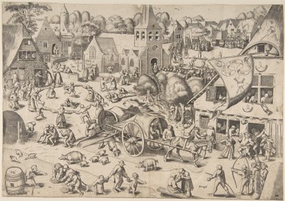 Messen i Hoboken, ca. 1559. af Frans Hogenberg