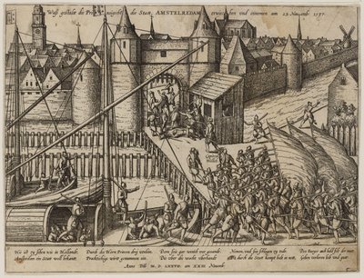Angrebet på Amsterdam den 23. november 1577 af Frans Hogenberg