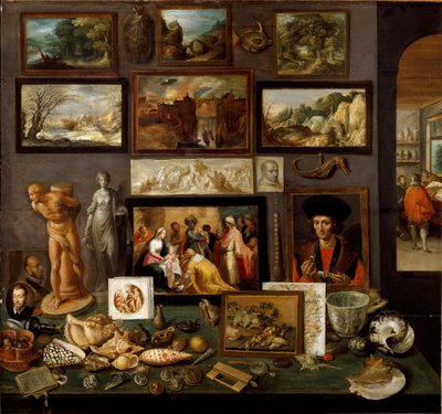 Kabinet af kunst og kuriositeter (maleri af Frans II Francken