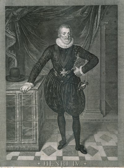 Portræt af Henrik 4. af Frankrig af Frans II Pourbus