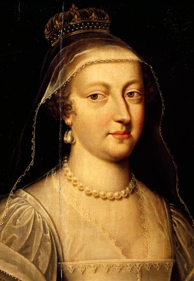 Portræt af Maria Anna af Østrig (San Lorenzo de El Escorial af Frans II Pourbus