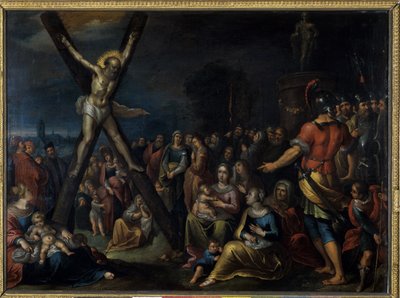 Sankt Andreas på korset (olie på kobber) af Frans II the Younger Francken