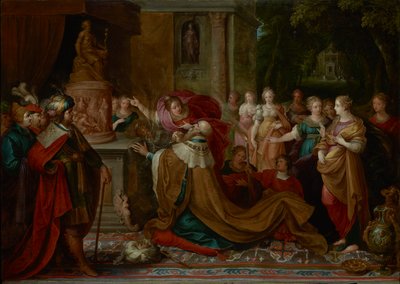 Salomons afgudsdyrkelse af Frans II the Younger Francken