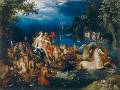 Neptuns og amfitrits triumf af Frans II the Younger Francken
