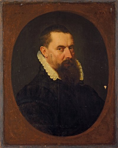 Portræt af en skægget herre, 1574 af Frans I Pourbus