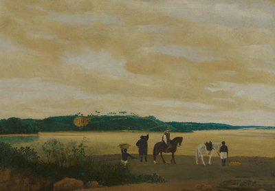 Udsigt over øen Itamaracá, Brasilien Udsigt over Itamaracá Island af Frans Post