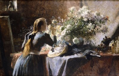 Besøg i studiet af Frans Mortelmans