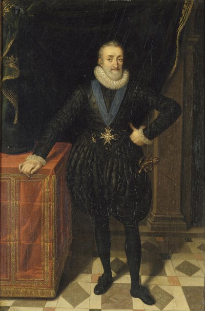 Kong Henrik IV af Frankrig af Frans Pourbus the Younger