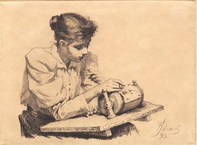 Kniplersken af Frans Schwartz