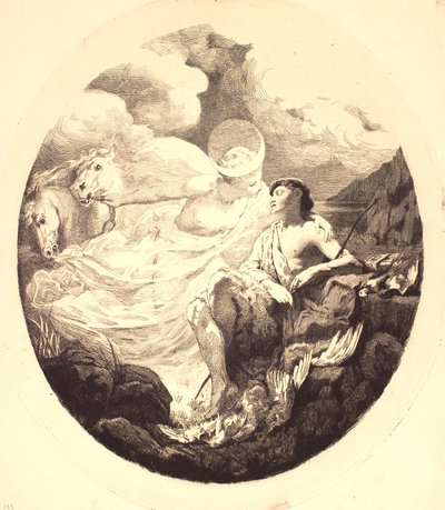 Selene og Endymion af Frans Schwartz