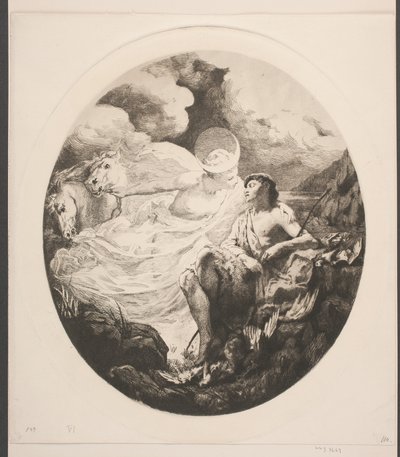 Selene og Endymion af Frans Schwartz
