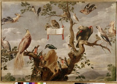 En fuglekoncert (olie på lærred af Frans Snyders