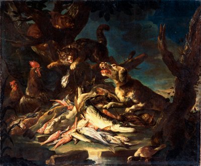 Fisk, 1620. af Frans Snyders or Snijders