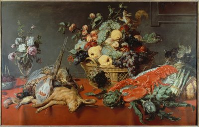 Stilleben med en frugtkurv af Frans Snyders or Snijders