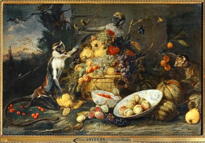 Tre aber, frugttyve ... af Frans Snyders