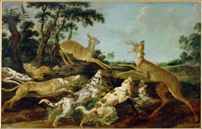 Jagt-scene af Frans Snyders or Snijders