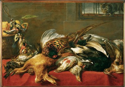 Stilleben med jagt af Frans Snyders or Snijders